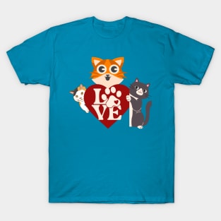 Cat Love T-Shirt